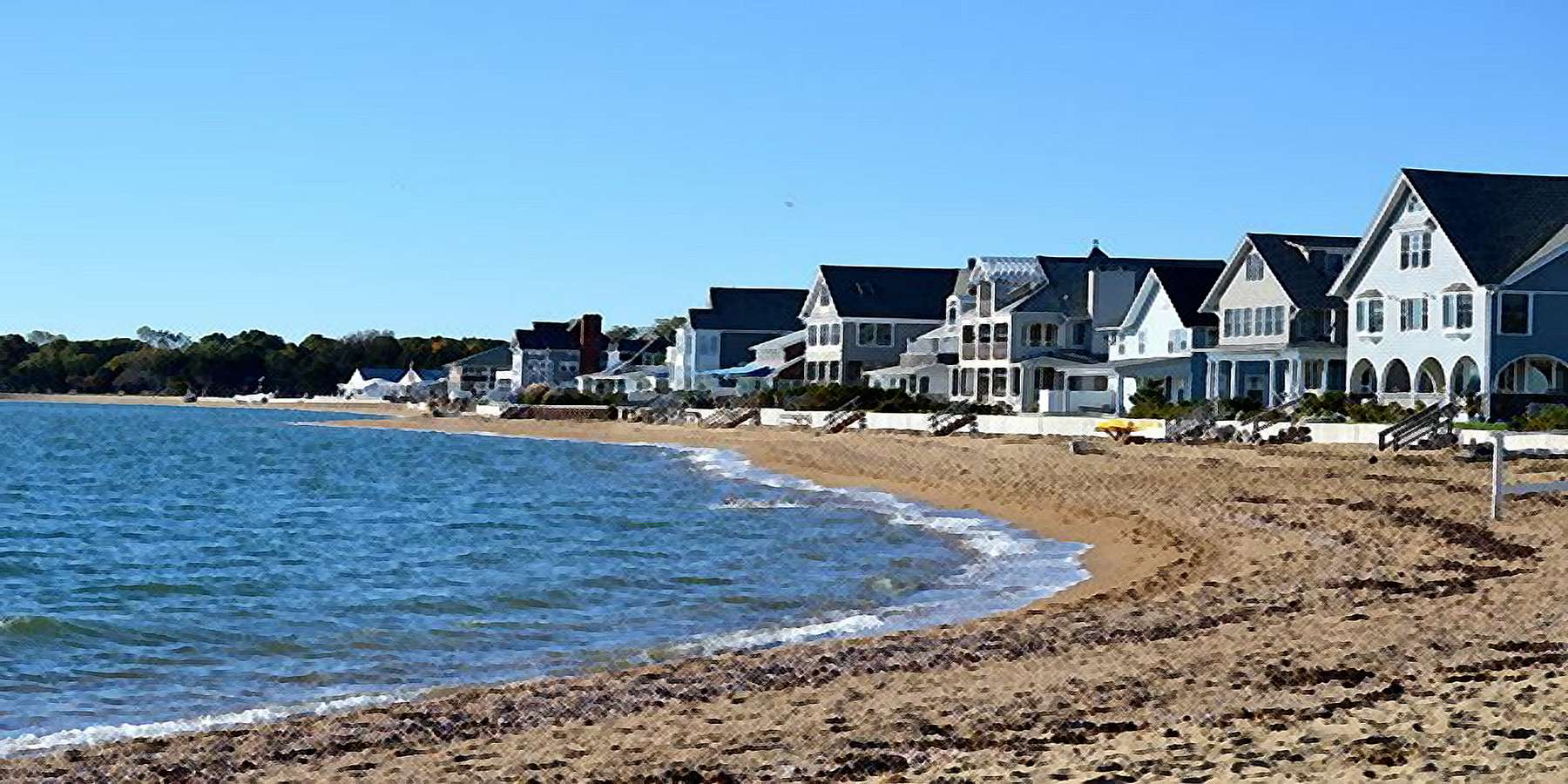 Picture of a beach in Madison, Connecticut Picture of a beach in Madison, Connecticut
