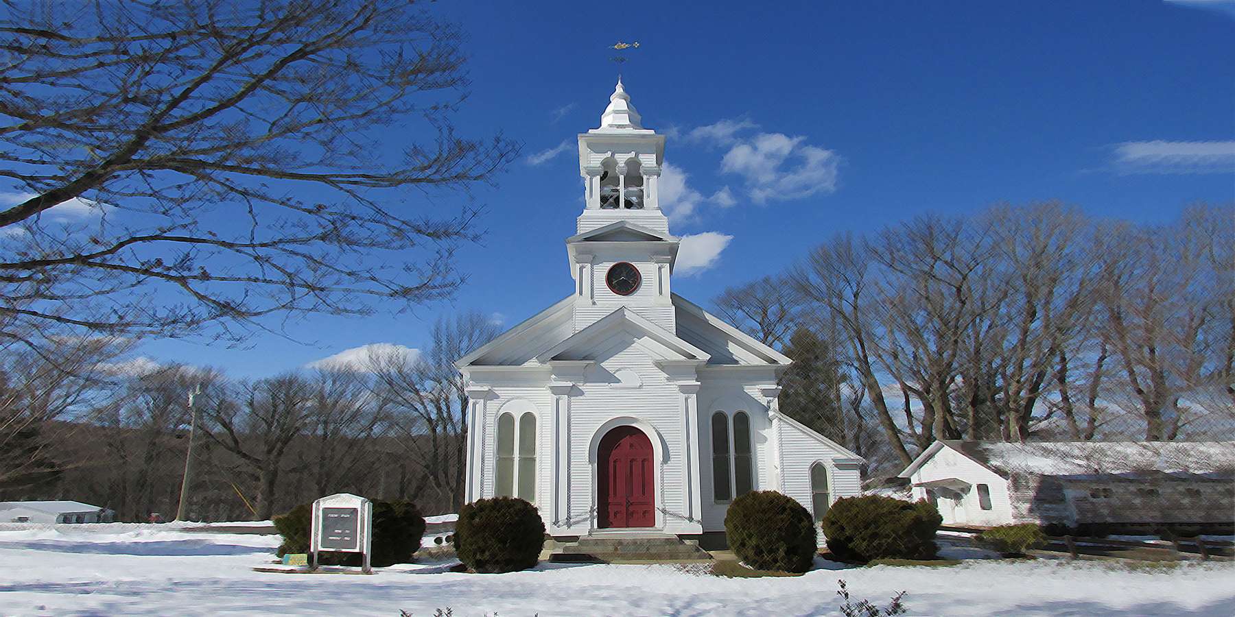 Photo of the Congregational Church in North Franklin, Connecticut Photo of the Congregational Church in North Franklin, Connecticut