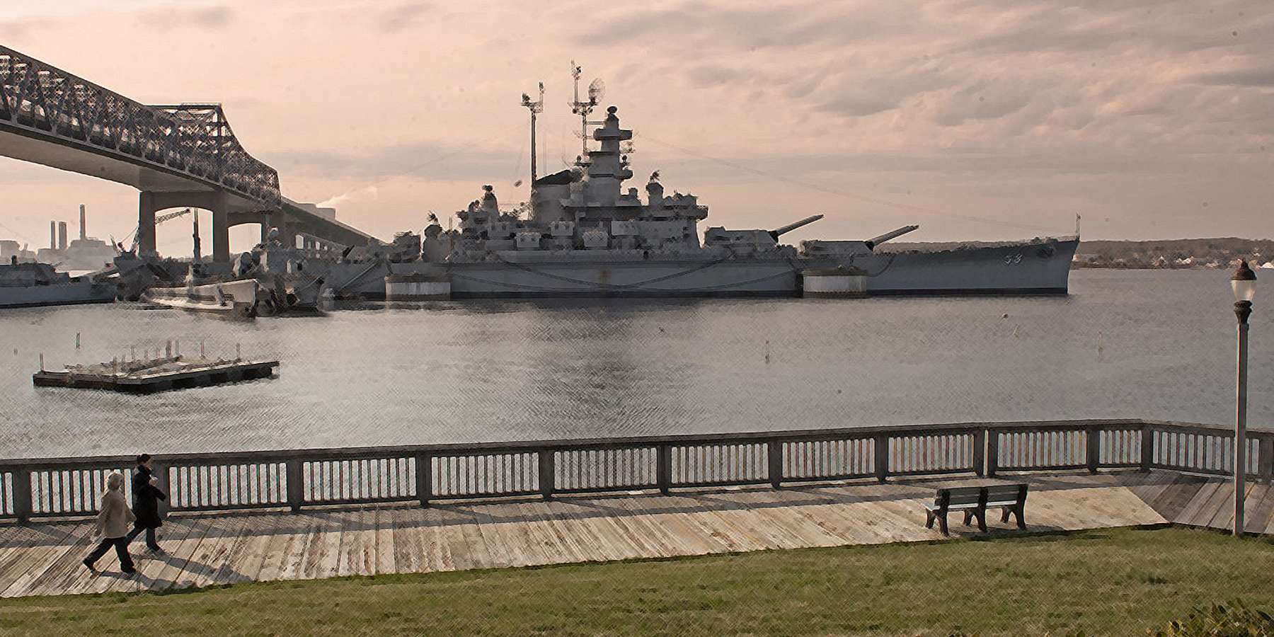 Photo of Battleship Cove in Fall River, Massachusetts Photo of Battleship Cove in Fall River, Massachusetts