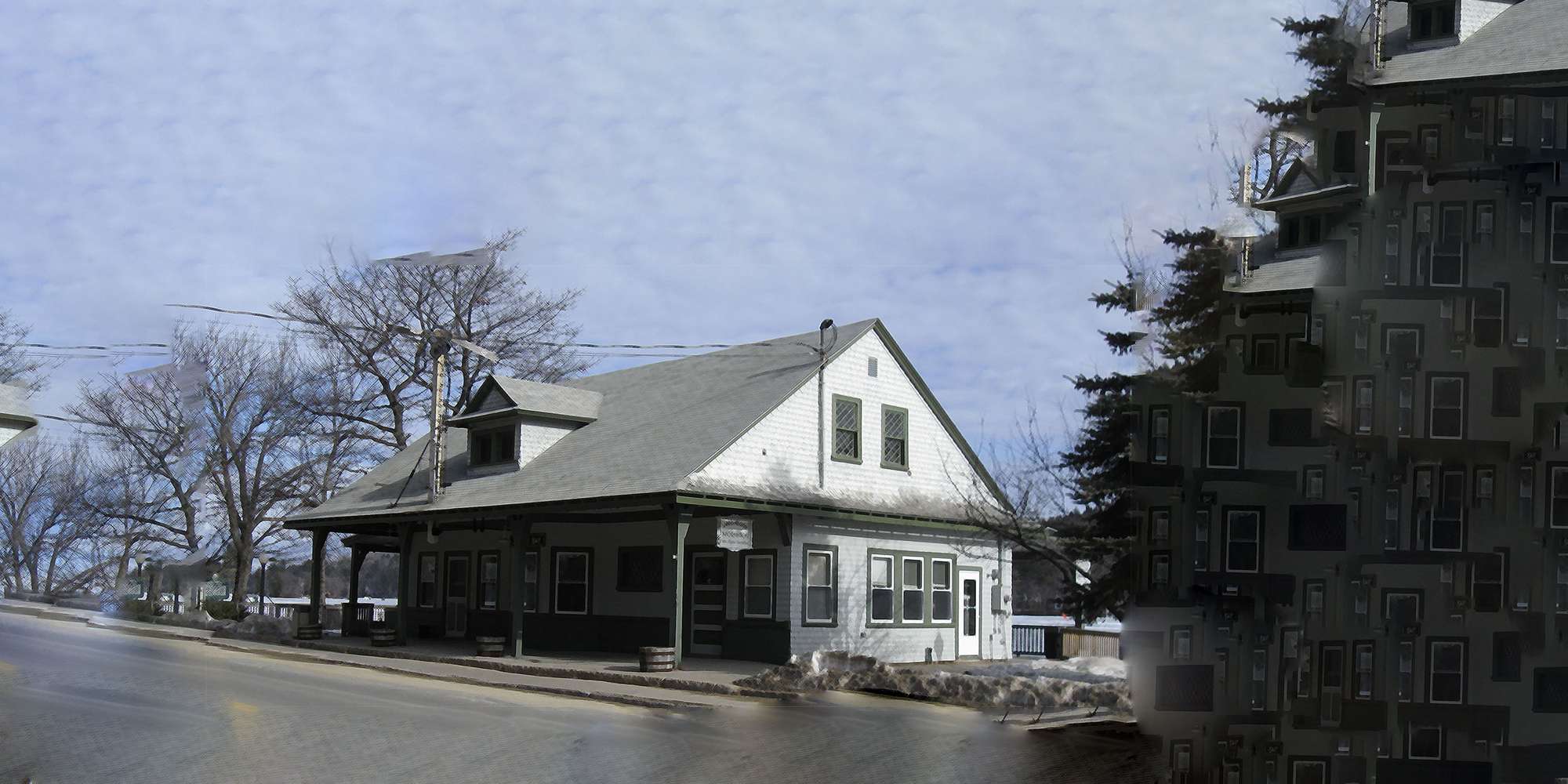Photo of Alton Bay Railroad Station in Alton Bay, New Hampshire