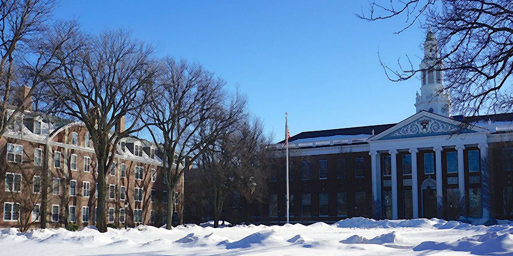 Photo of Harvard University in Cambridge, Massachusetts Photo of Harvard University in Cambridge, Massachusetts