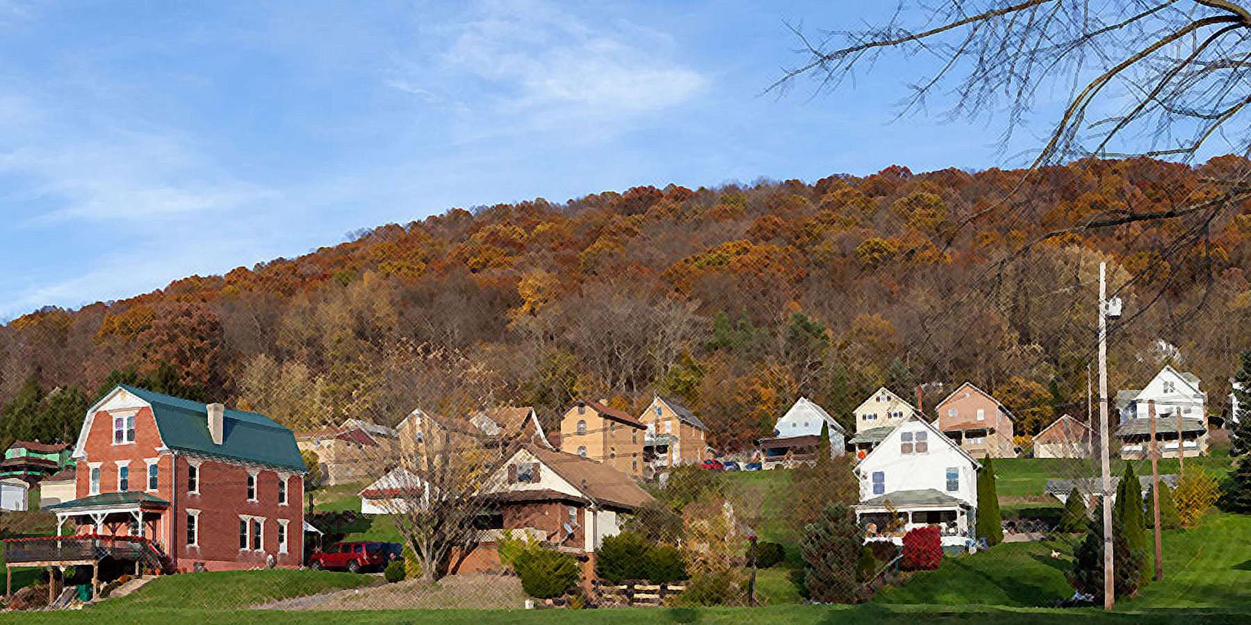 Photo of Hillside in Mentcle, Pennsylvania Photo of Hillside in Mentcle, Pennsylvania
