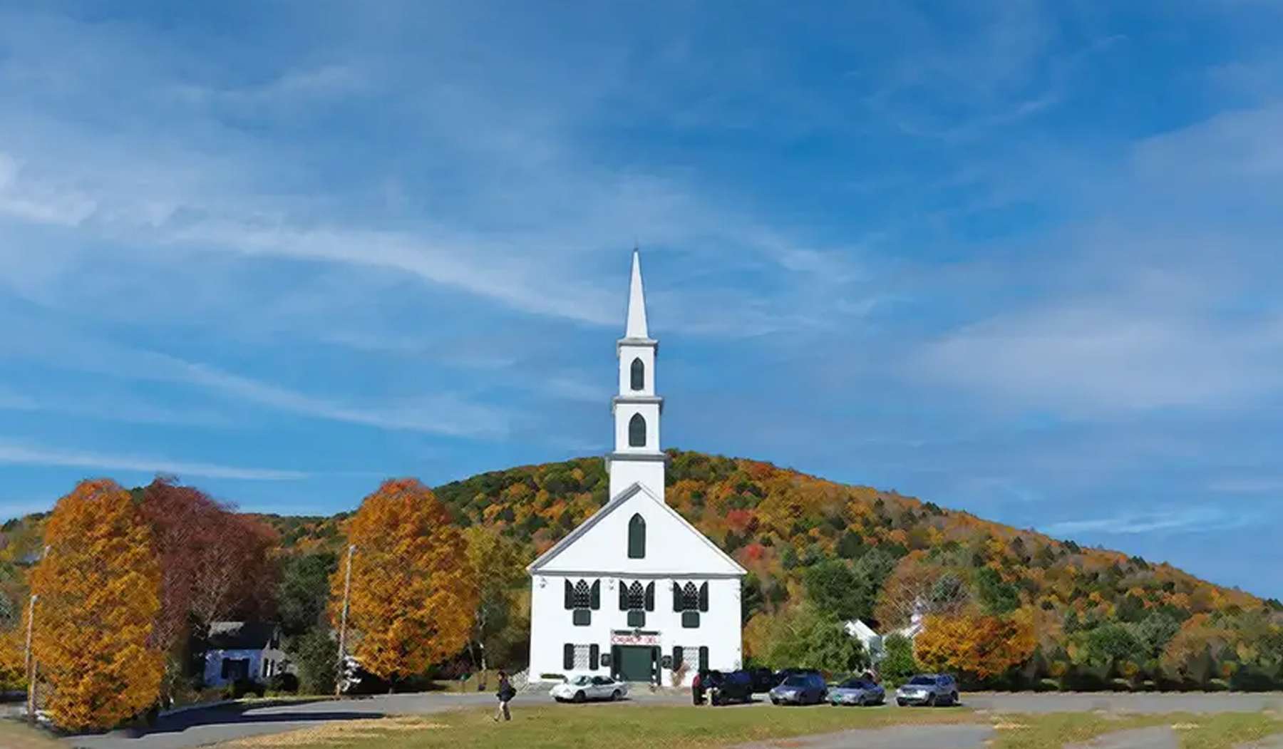 Photo of a church in Newfane, New York Photo of a church in Newfane, New York