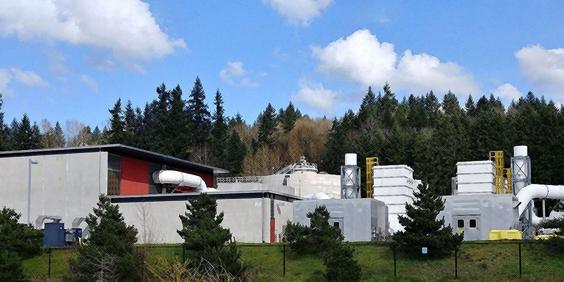 Photo of Brightwater Sewage Treatment Plant, Brightwaters, New York Photo of Brightwater Sewage Treatment Plant, Brightwaters, New York