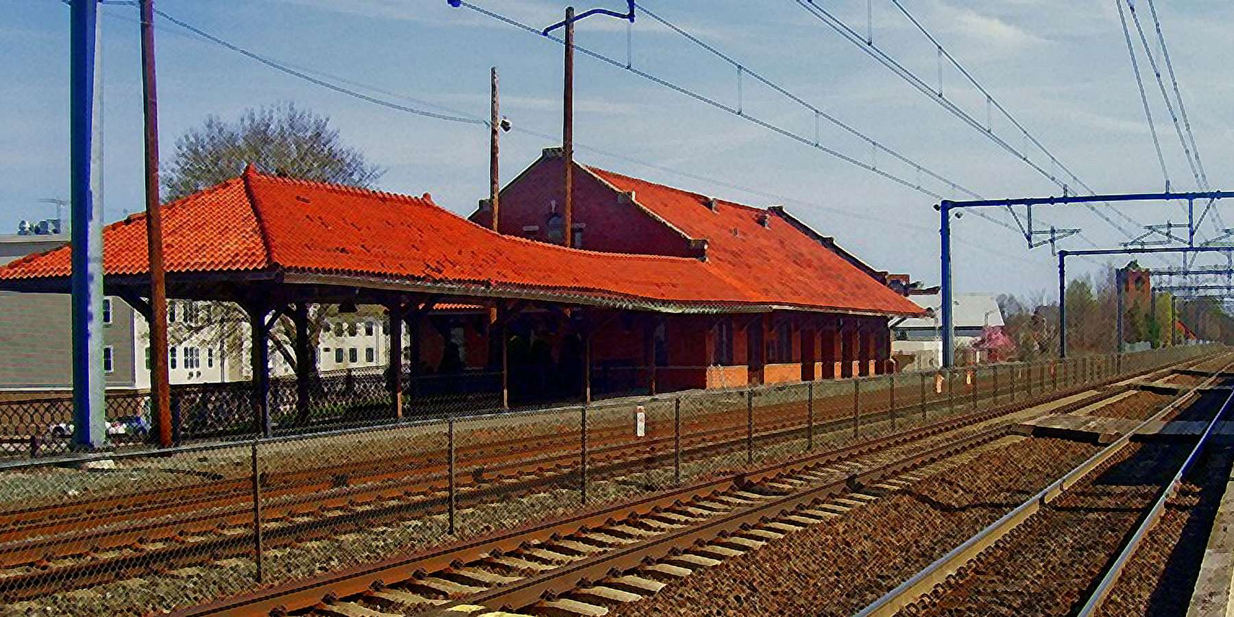 Photo of the Train Station in Attleboro, Massachusetts Photo of the Train Station in Attleboro, Massachusetts