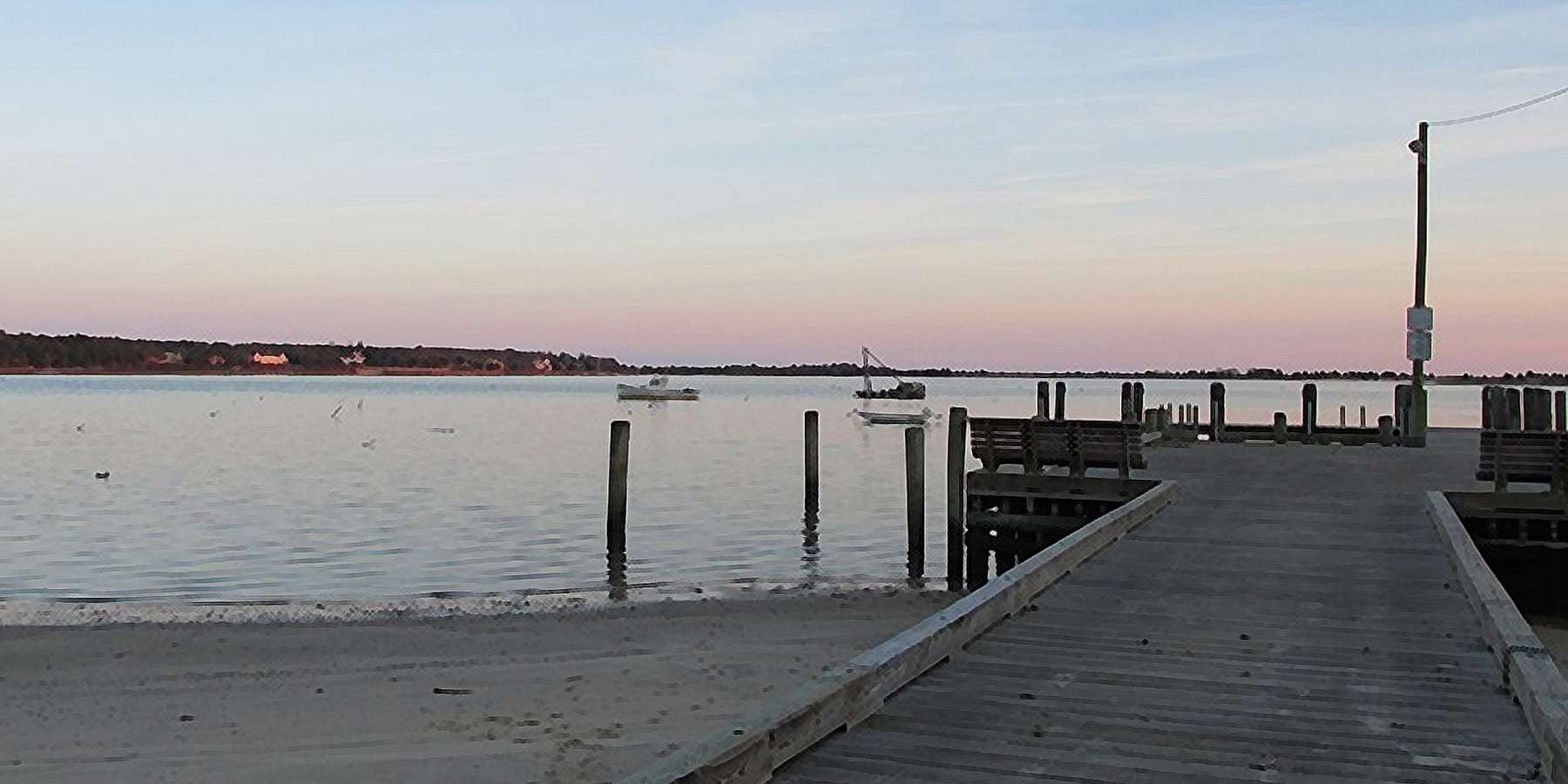 A photo of the town dock in Cotuit, Massachusetts A photo of the town dock in Cotuit, Massachusetts