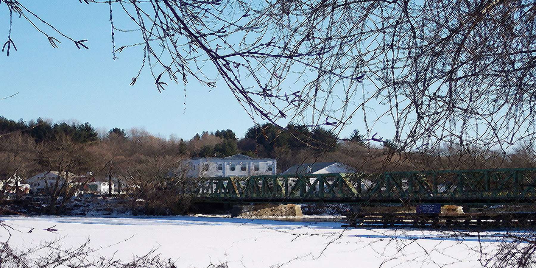 Photo of the Groveland Merrimac River in Groveland, Massachusetts Photo of the Groveland Merrimac River in Groveland, Massachusetts