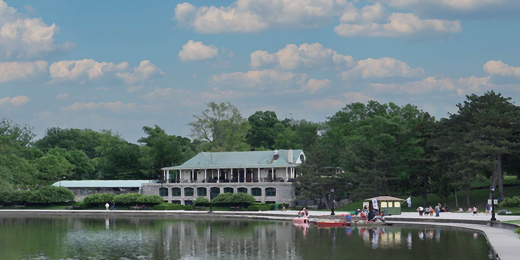 Photo of the Hoyt Lake Marcy Casino Building in Marcy, New York Photo of the Hoyt Lake Marcy Casino Building in Marcy, New York