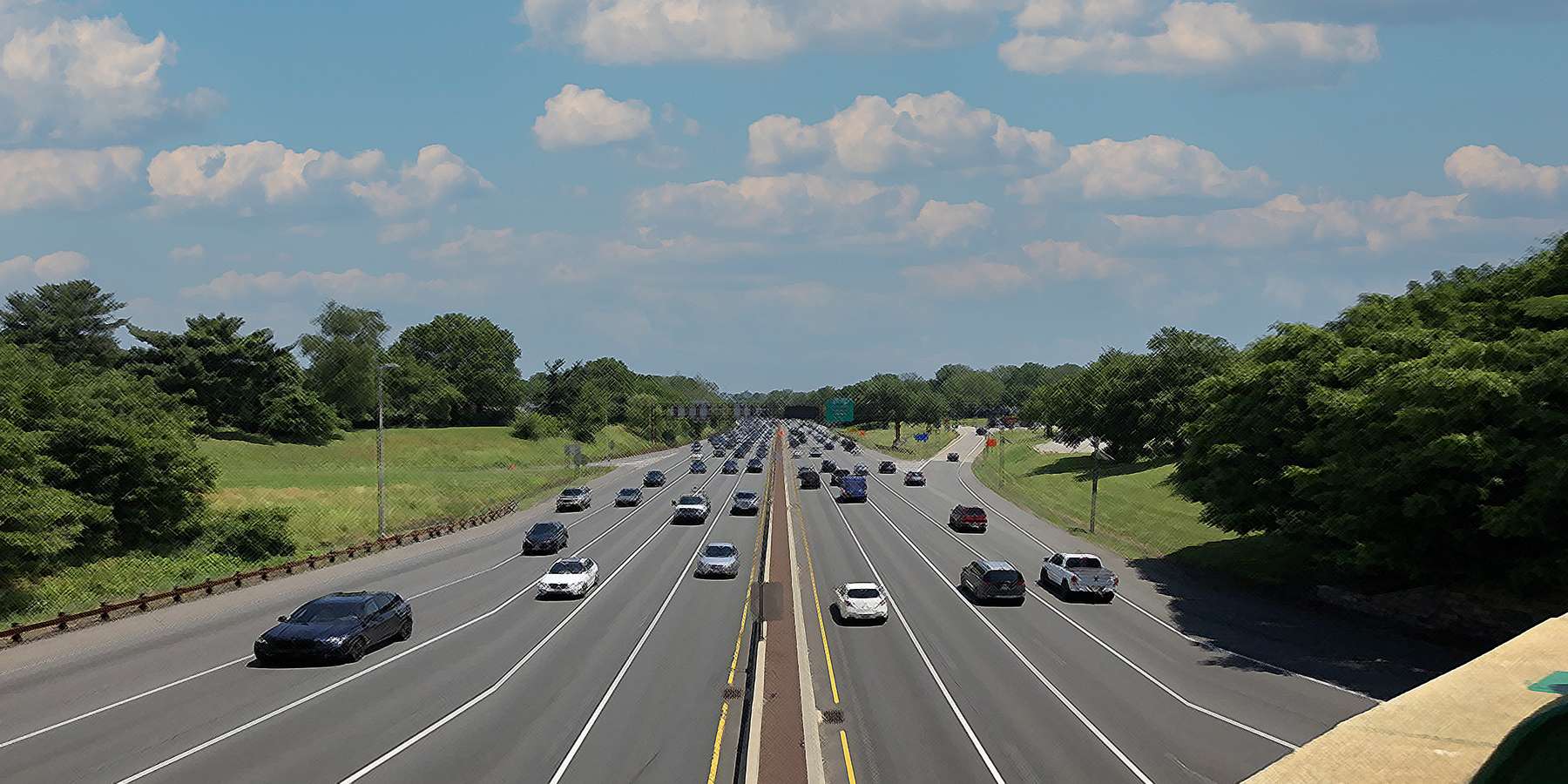 Photo of the Garden State Parkway in Union City, New Jersey Photo of the Garden State Parkway in Union City, New Jersey