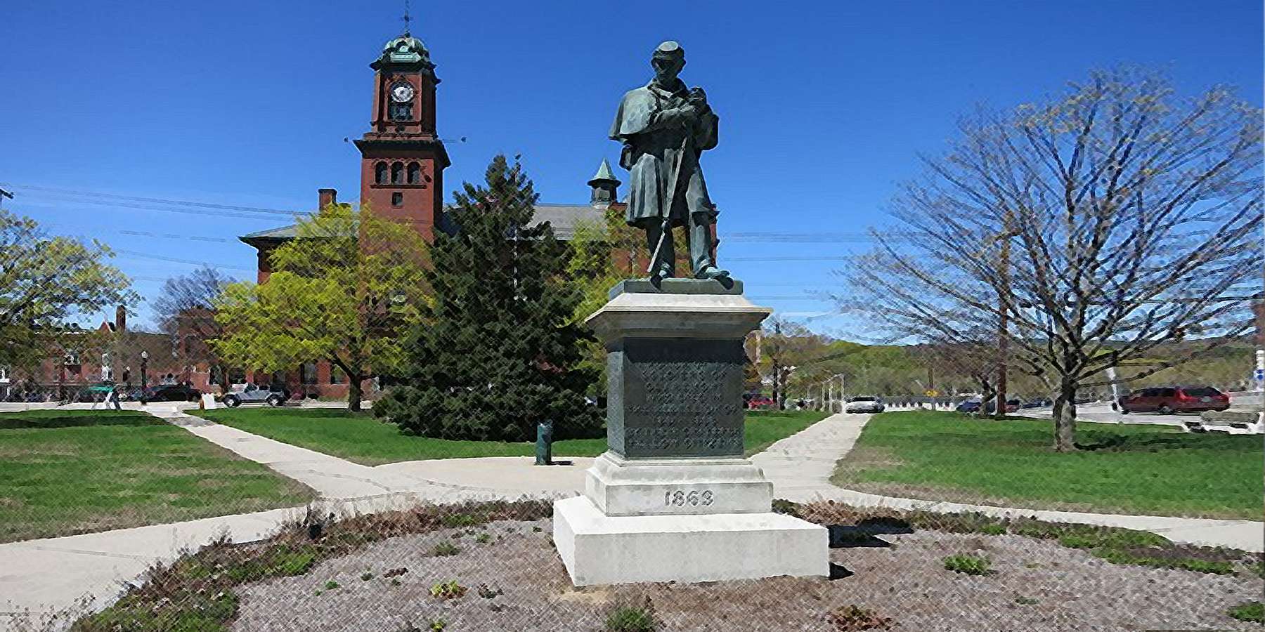 Photo of the Claremont, NH, Civil War Statue Photo of the Claremont, NH, Civil War Statue