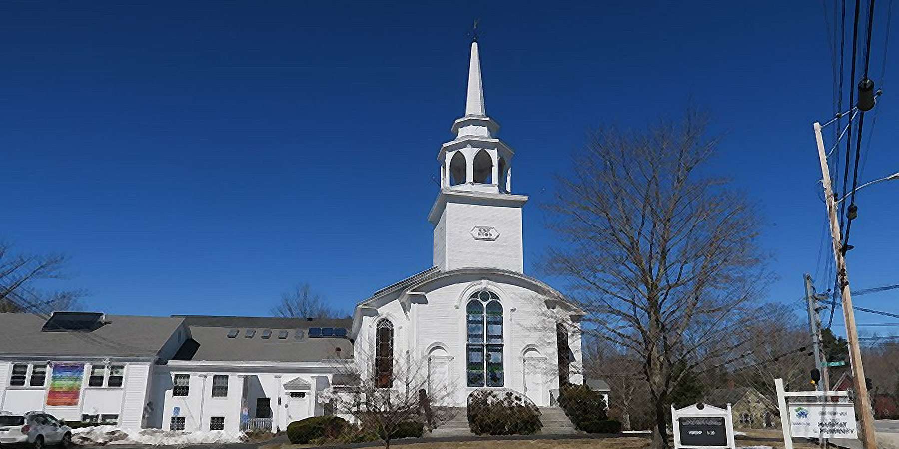 Photo of the Congregational Church in Cumberland Foreside, Maine Photo of the Congregational Church in Cumberland Foreside, Maine