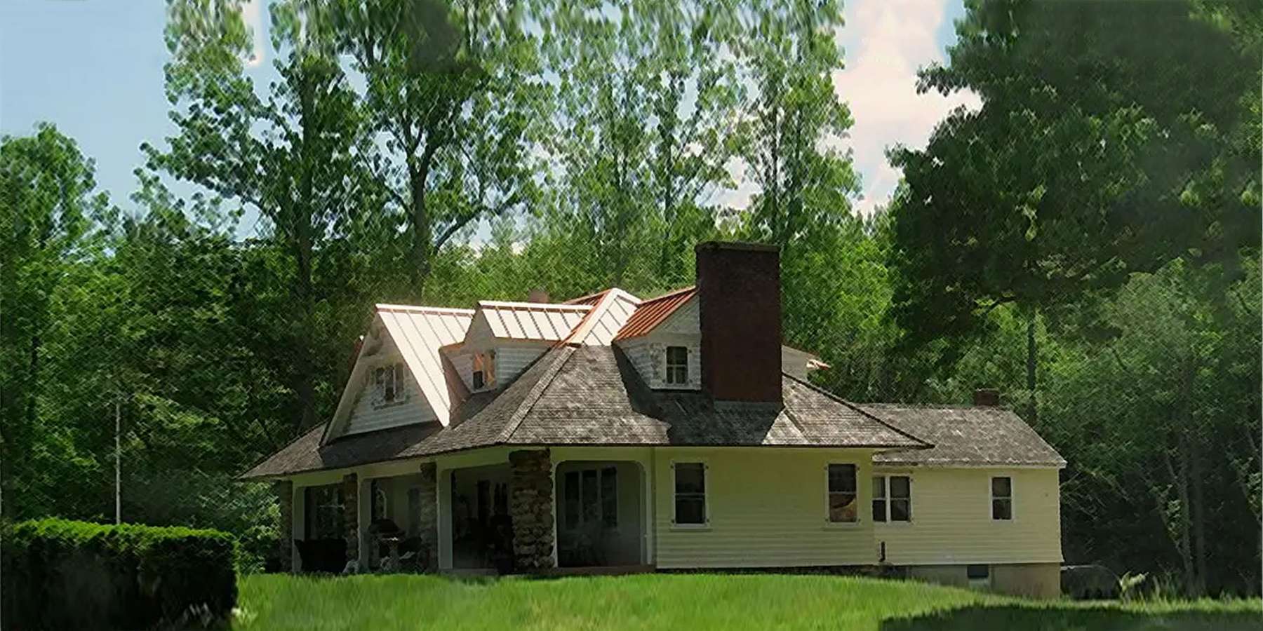 Photo of the Morton Freeman Plant Hunting Lodge in East Lyme, Connecticut Photo of the Morton Freeman Plant Hunting Lodge in East Lyme, Connecticut