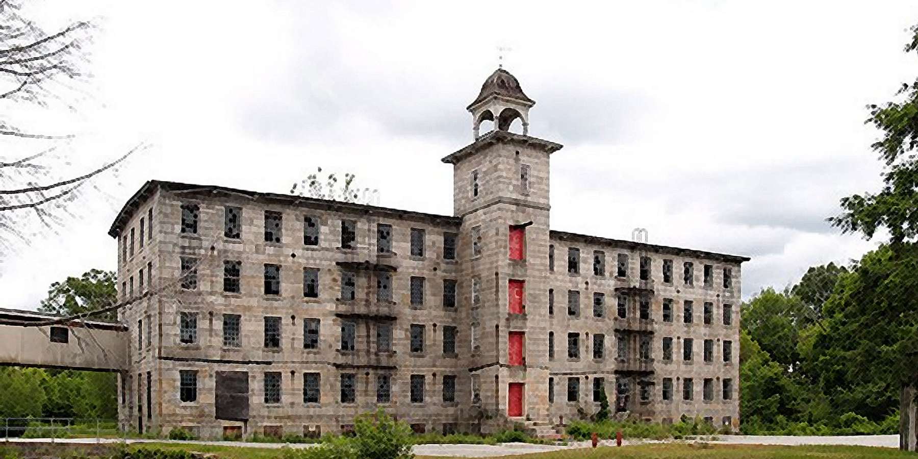 A Photo of the Mill in Slatersville, Rhode Island A Photo of the Mill in Slatersville, Rhode Island