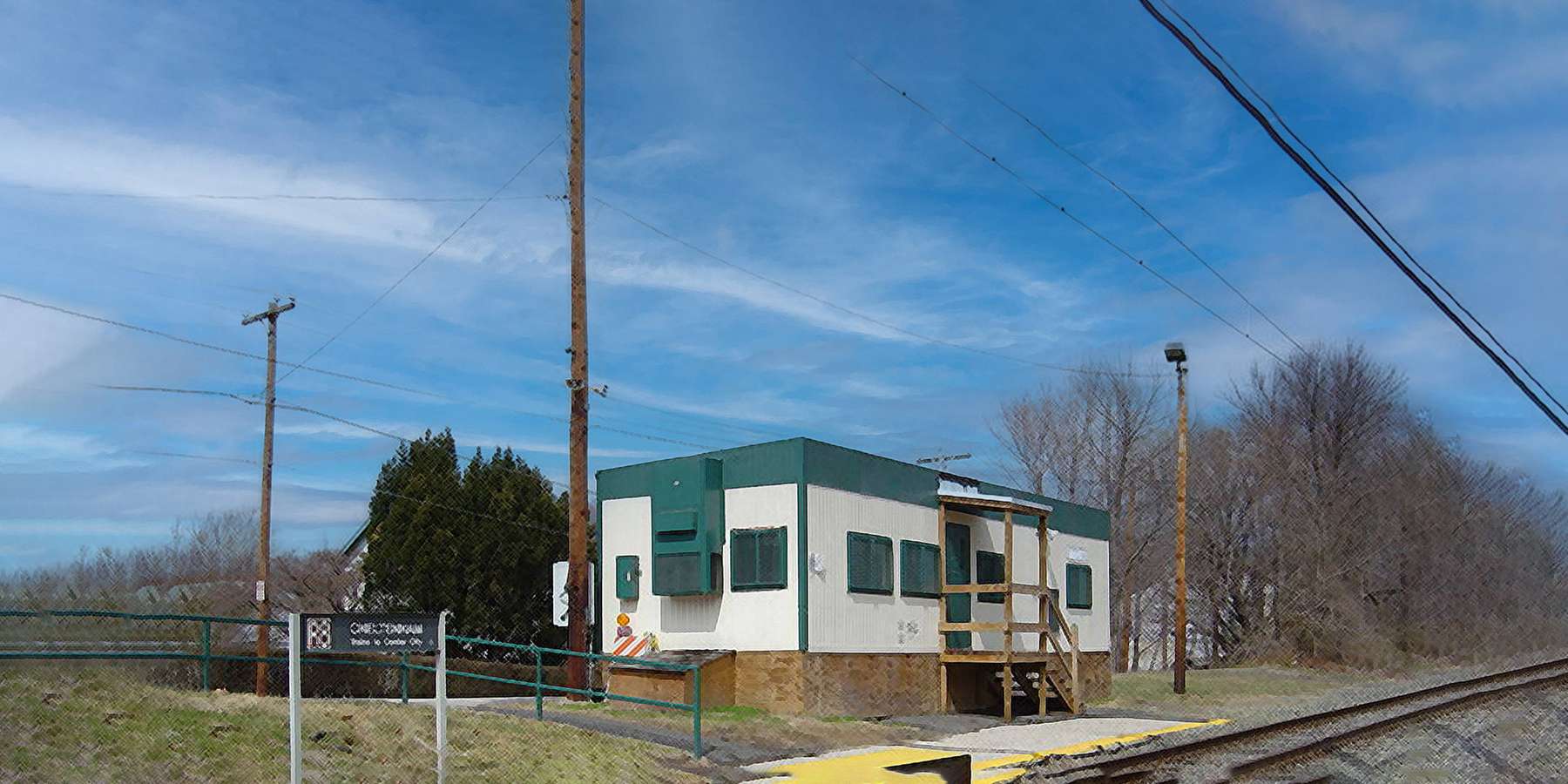 Photo of the Congregational Rail in Cheltenham, Maryland Photo of the Congregational Rail in Cheltenham, Maryland