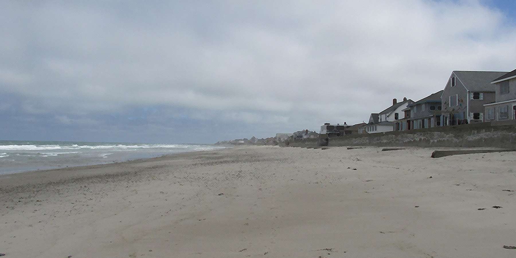 Photo of a beach with clouds in Ocean Bluff, Massachusetts Photo of a beach with clouds in Ocean Bluff, Massachusetts