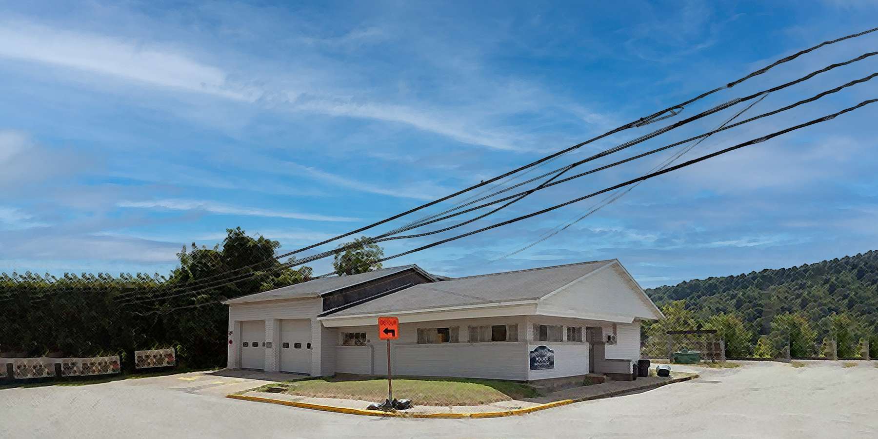 Photo of a police and fire building in Fayette City, Pennsylvania Photo of a police and fire building in Fayette City, Pennsylvania