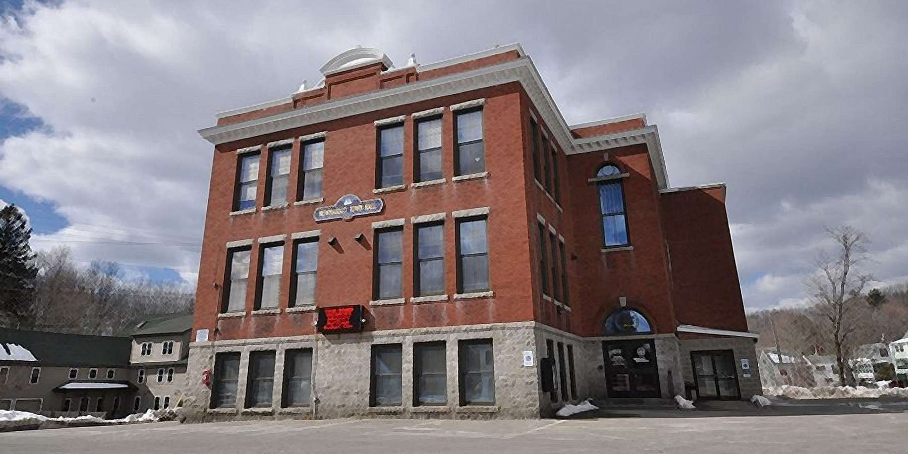 Photo of Town Hall in Newmarket, New Hampshire Photo of Town Hall in Newmarket, New Hampshire