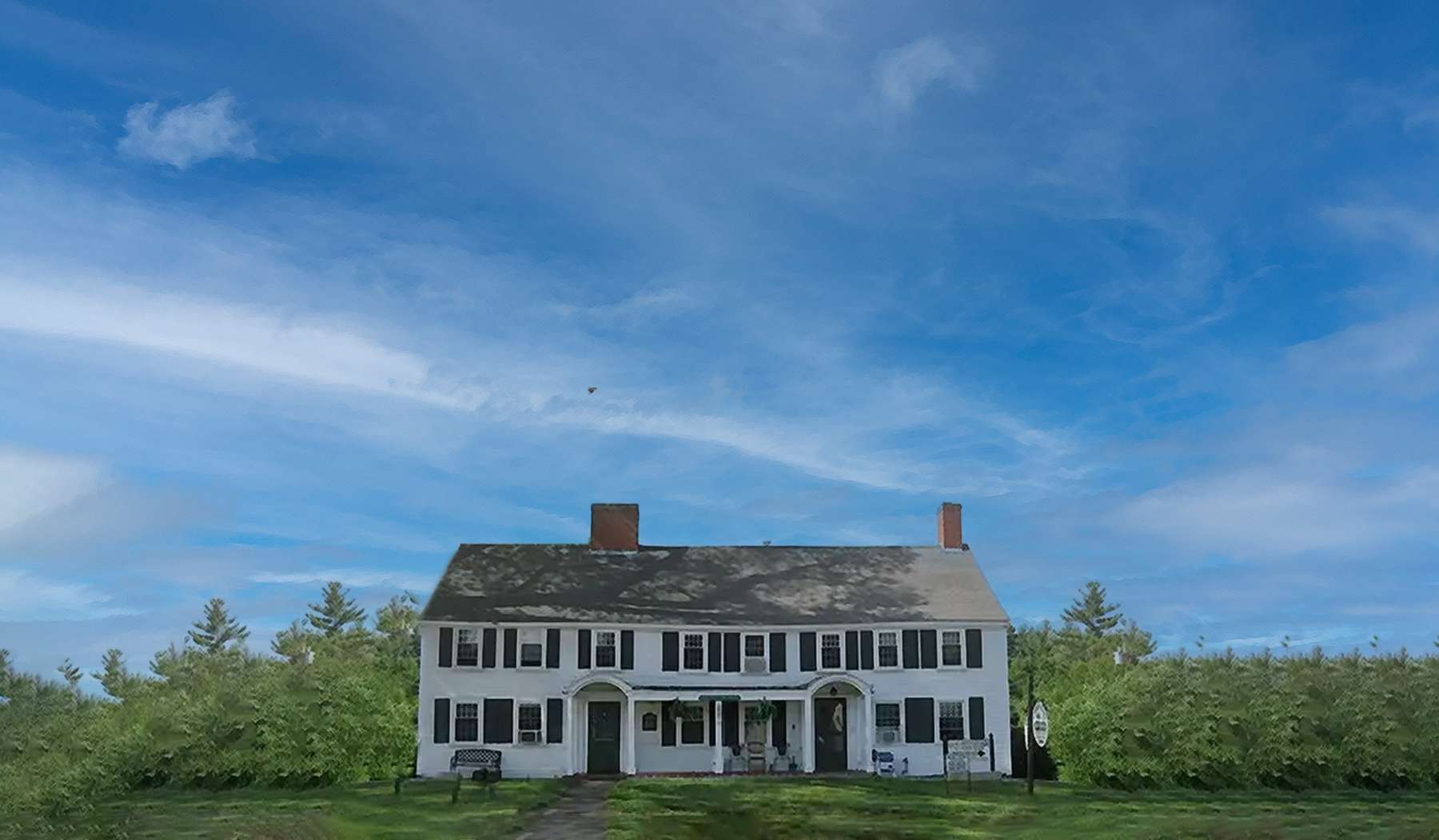 Photo of a stagecoach stop in Townsend, Massachusetts Photo of a stagecoach stop in Townsend, Massachusetts