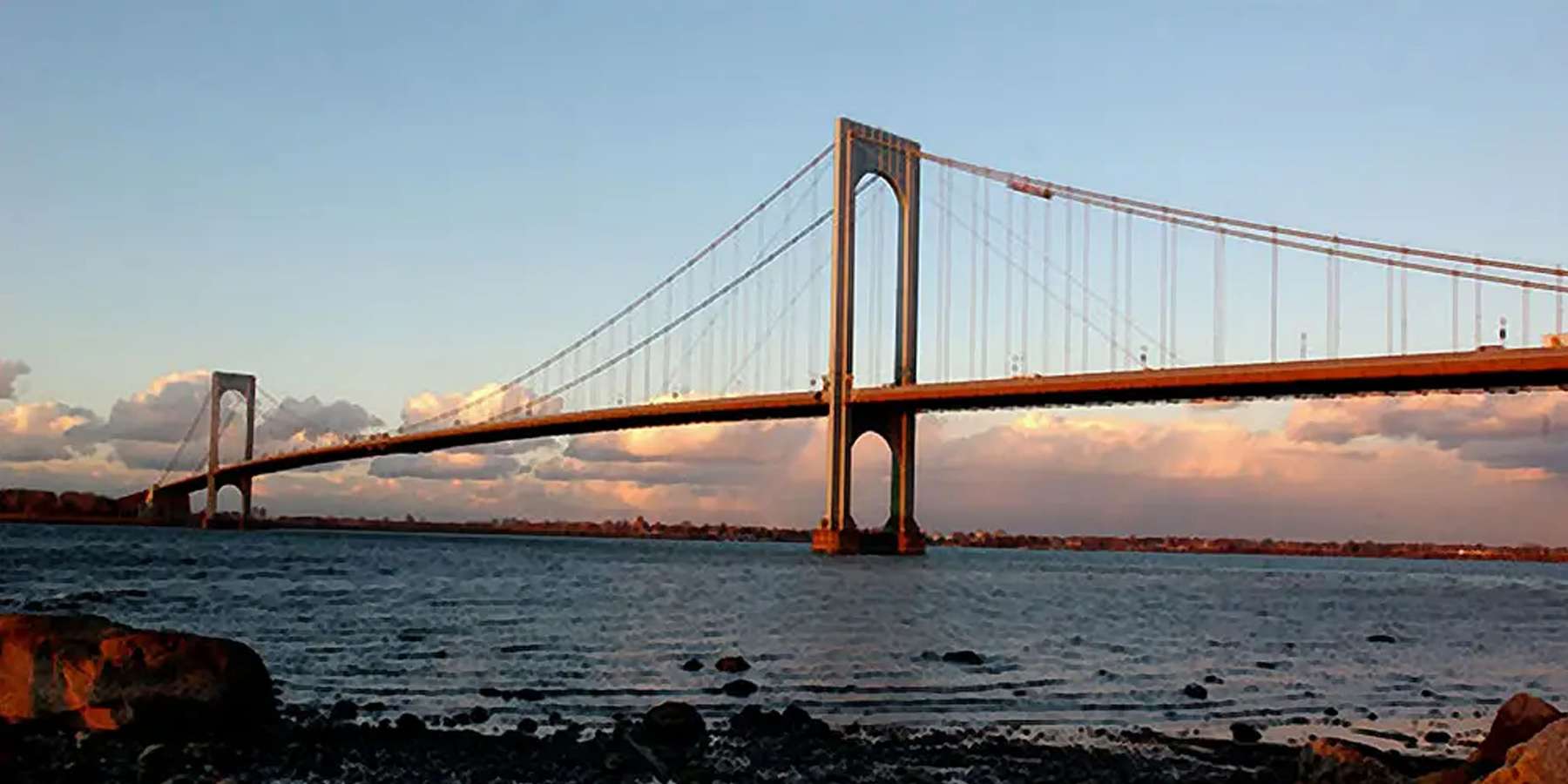 Photo of the Bronx-Whitestone Bridge in Whitestone, New York Photo of the Bronx-Whitestone Bridge in Whitestone, New York