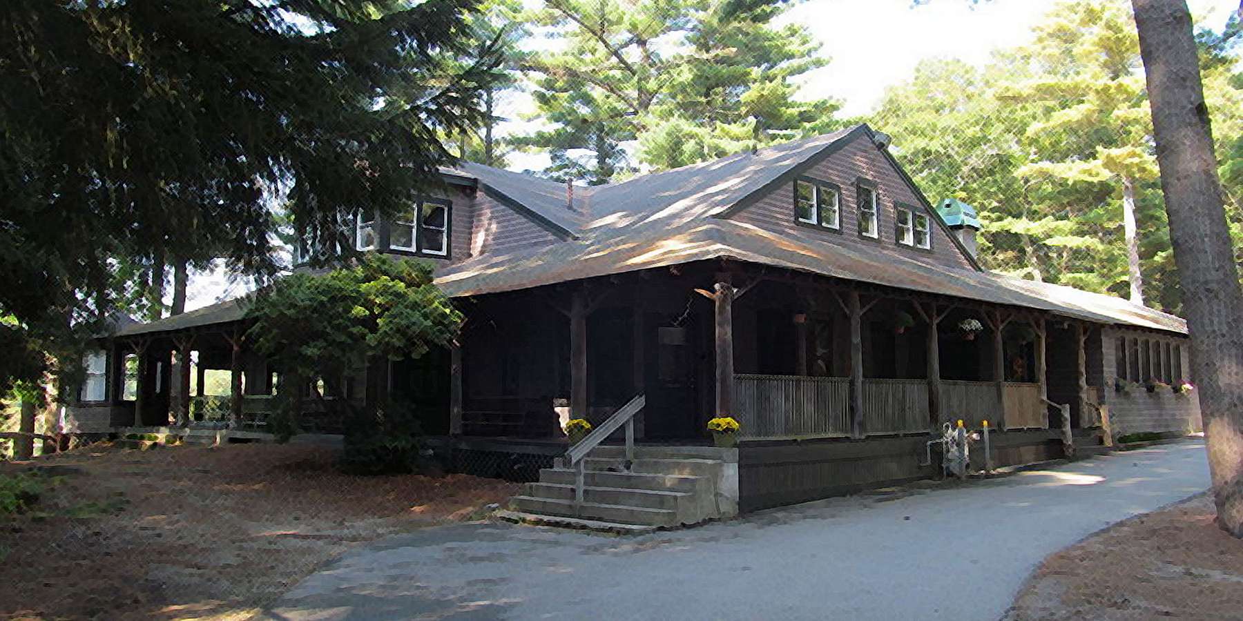 Photo of Needles Lodge at Camp Kiwanee in Hanson, Massachusetts Photo of Needles Lodge at Camp Kiwanee in Hanson, Massachusetts