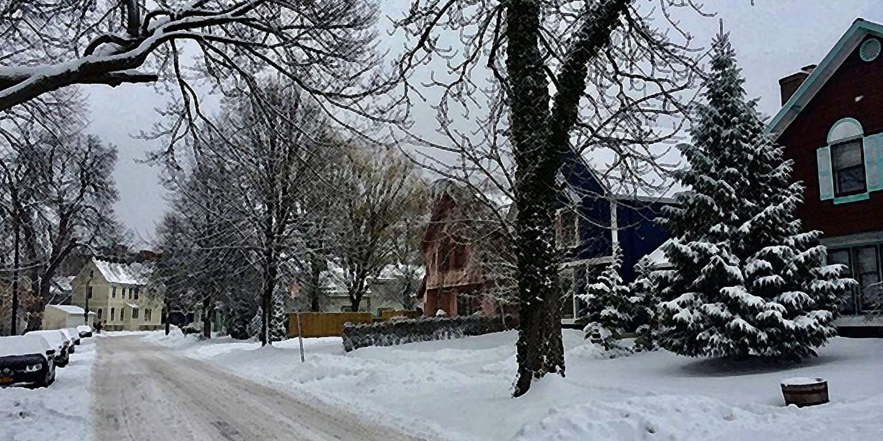 Photo of Snow Road in Maryland, New York Photo of Snow Road in Maryland, New York