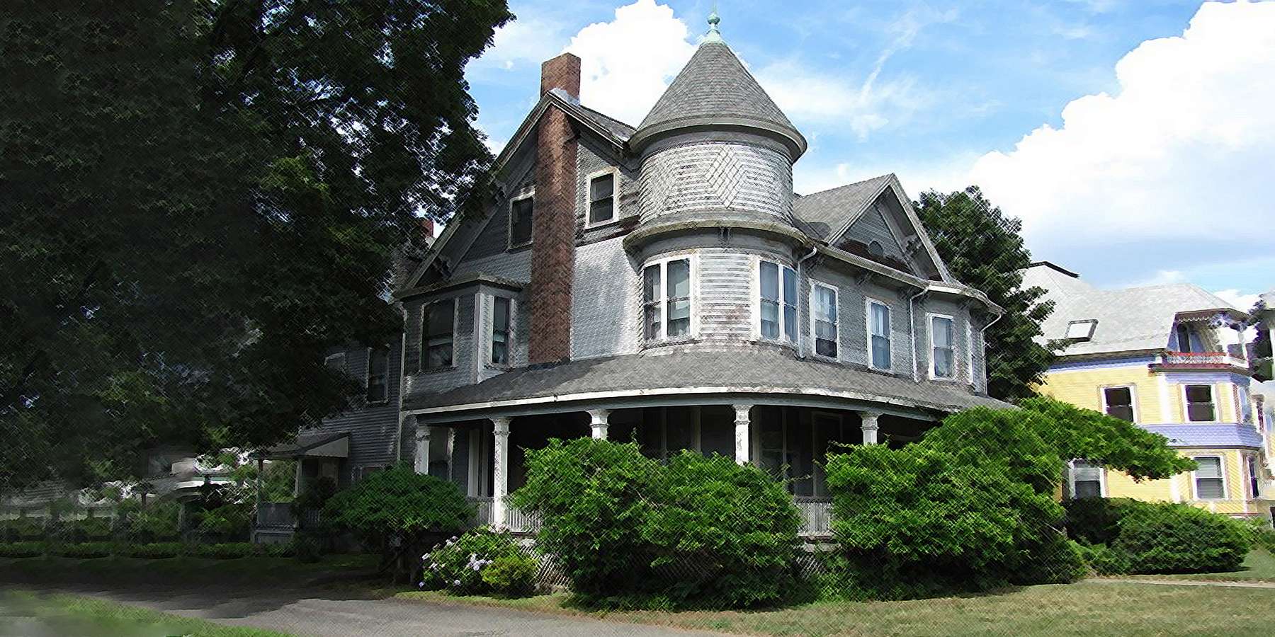 Photo of an Old House in Newton Highlands, MA Photo of an Old House in Newton Highlands, MA