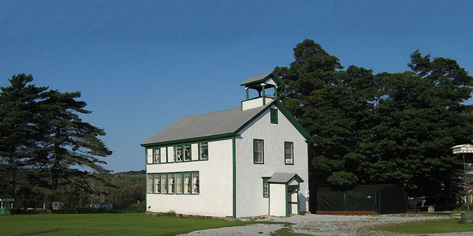 Photo of a Former Schoolhouse in East Berkshire, Vermont Photo of a Former Schoolhouse in East Berkshire, Vermont