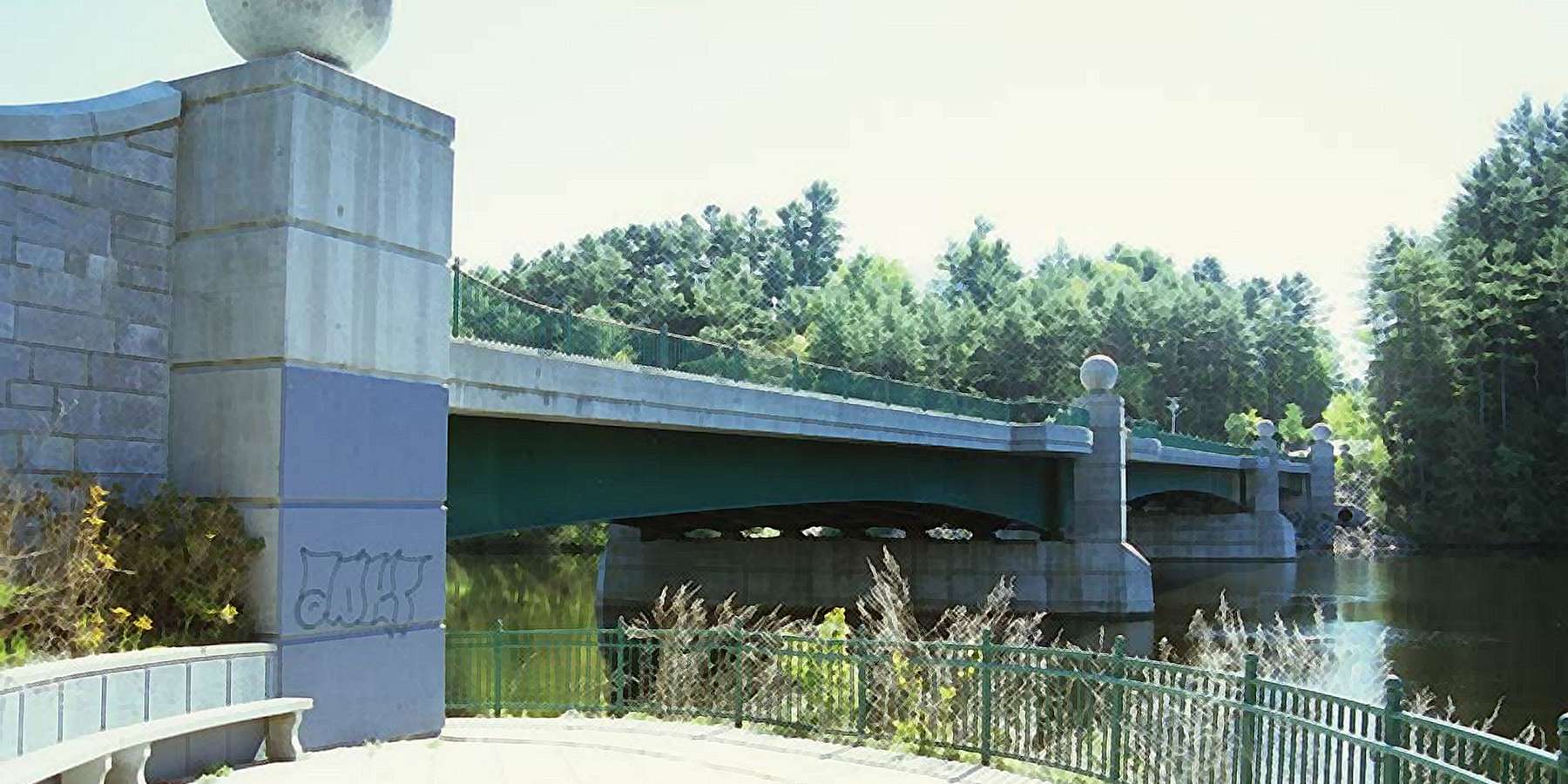 Photo of Ledyard Bridge in Ledyard, Connecticut Photo of Ledyard Bridge in Ledyard, Connecticut