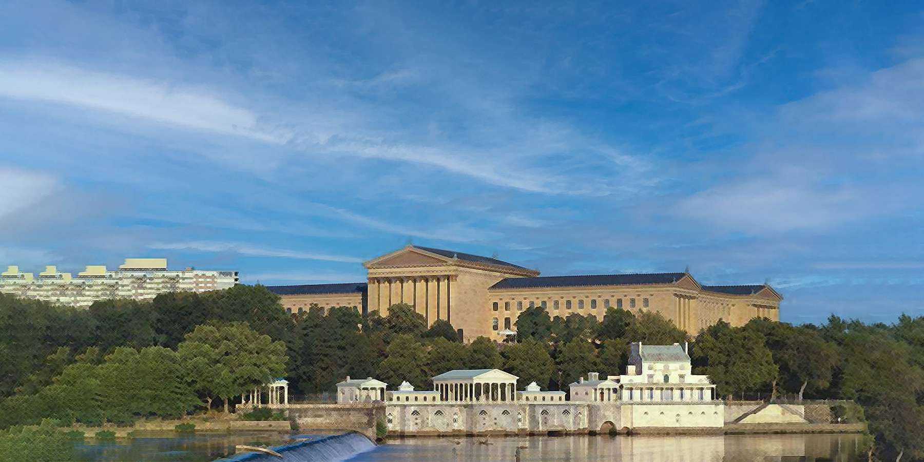 Photo of Fairmount Waterworks in West Point, Pennsylvania Photo of Fairmount Waterworks in West Point, Pennsylvania