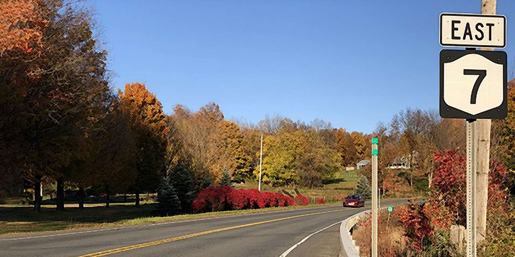 Photo of Route 7 in Hoosick, New York Photo of Route 7 in Hoosick, New York