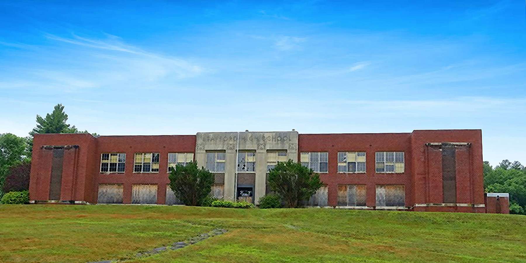 Photo of Second Stafford High School in Stafford, Connecticut Photo of Second Stafford High School in Stafford, Connecticut