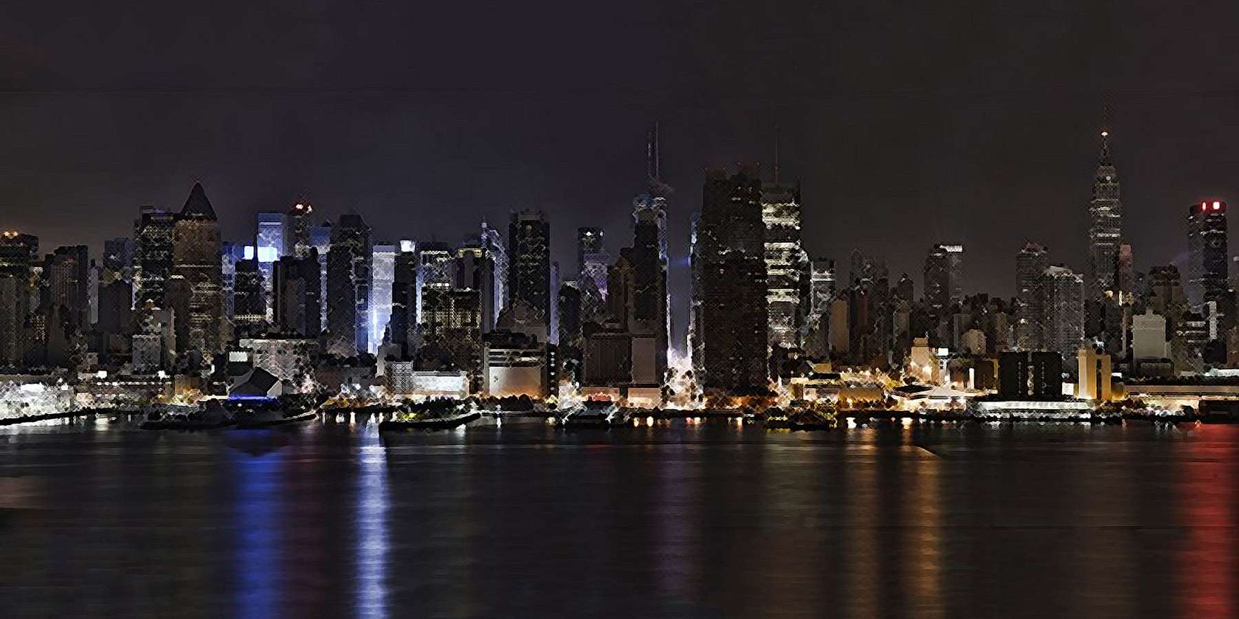 Midtown Manhattan as seen from Weehawken in Cliffside Park, New Jersey Midtown Manhattan as seen from Weehawken in Cliffside Park, New Jersey