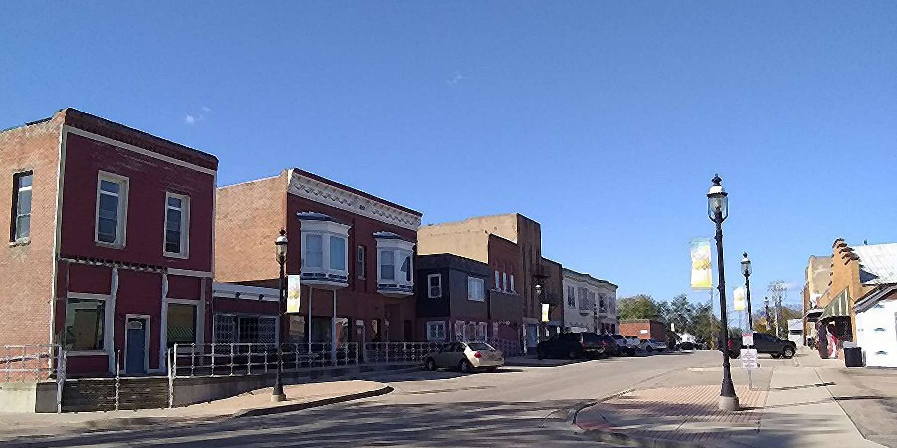 A photo of the downtown in Earlville, New York A photo of the downtown in Earlville, New York