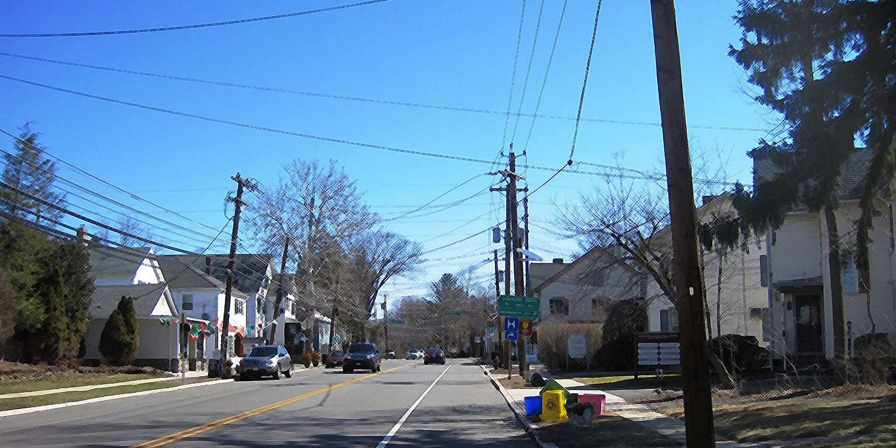 A photo of Kingston, Northbound Route 27, New Jersey A photo of Kingston, Northbound Route 27, New Jersey