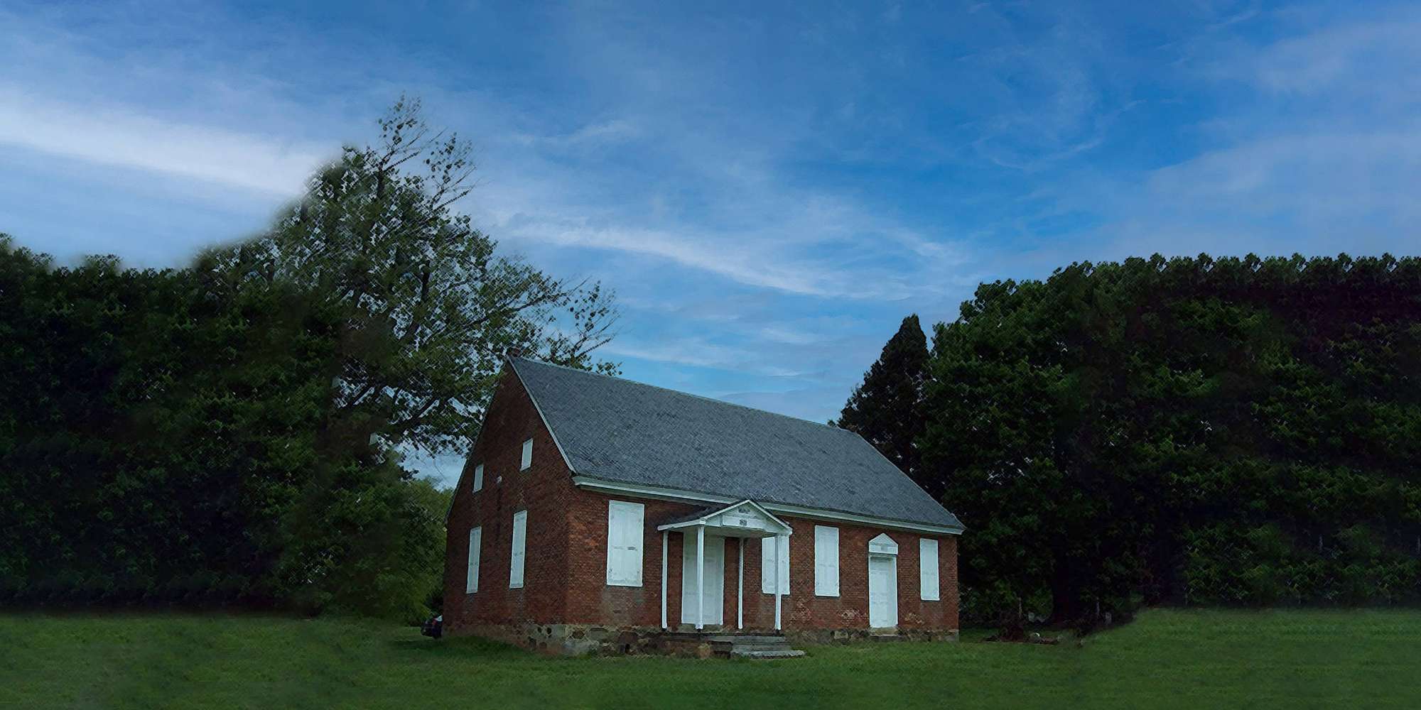 Photo of a meetinghouse in West Nottingham, New Hampshire