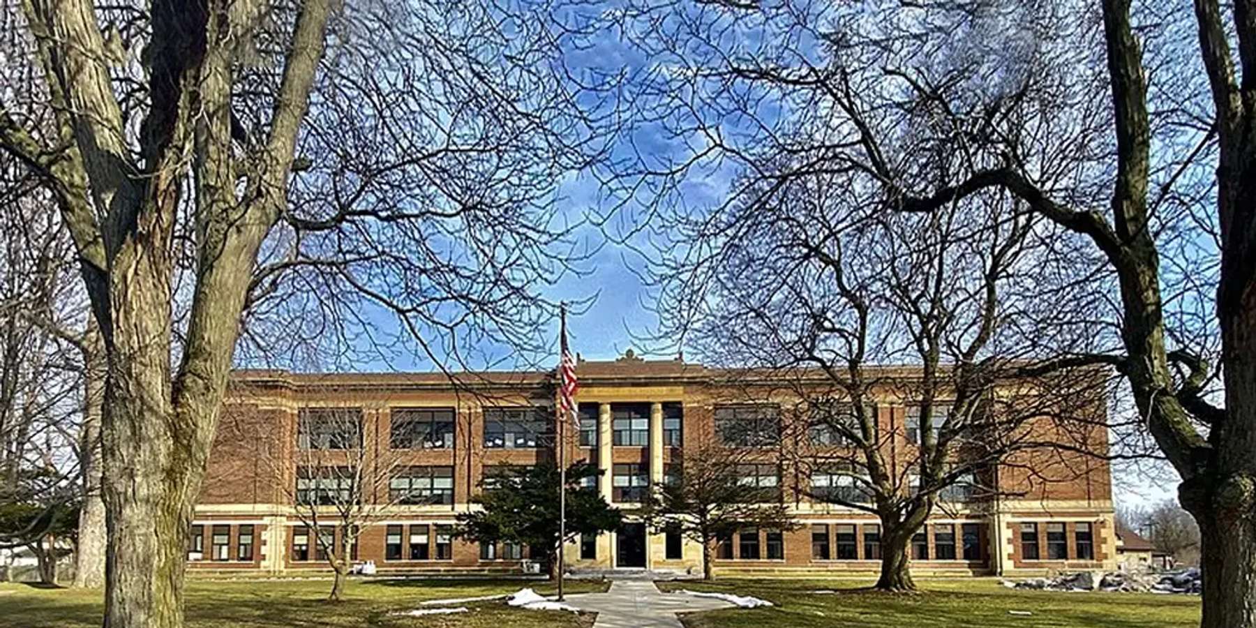 Photo of Lancaster High School in Middle Village, New York Photo of Lancaster High School in Middle Village, New York