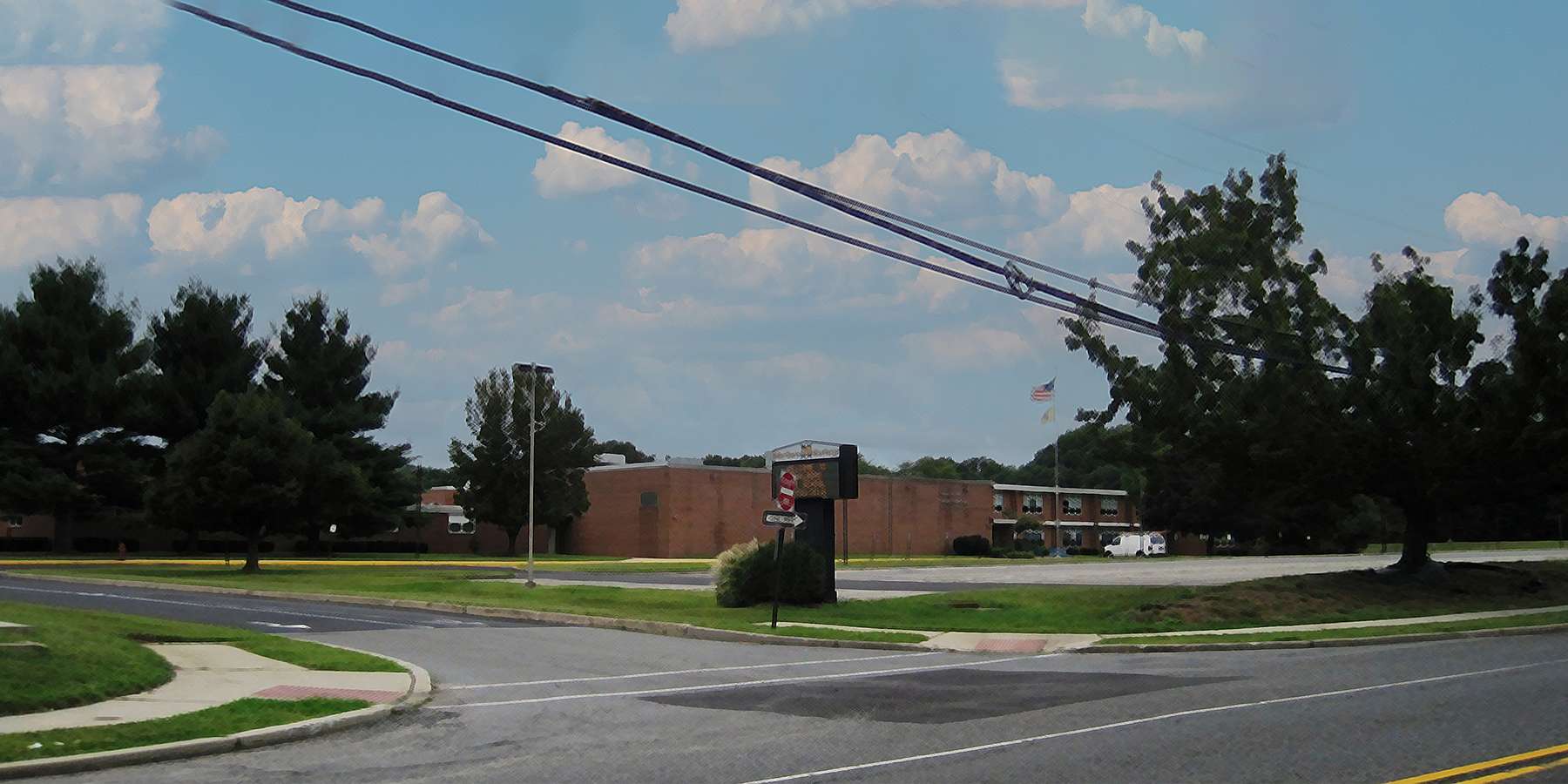 Photo of a High School Building in Marlboro, New Jersey Photo of a High School Building in Marlboro, New Jersey