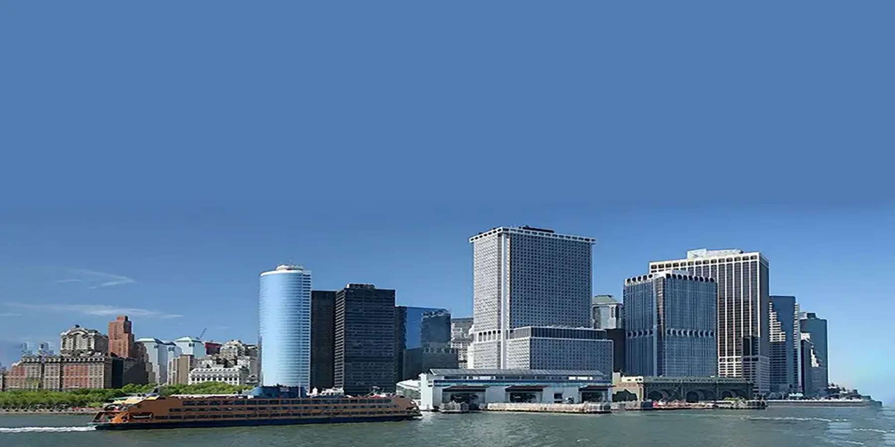 Photo of the Staten Island Ferry Terminal in Staten Island, New York Photo of the Staten Island Ferry Terminal in Staten Island, New York