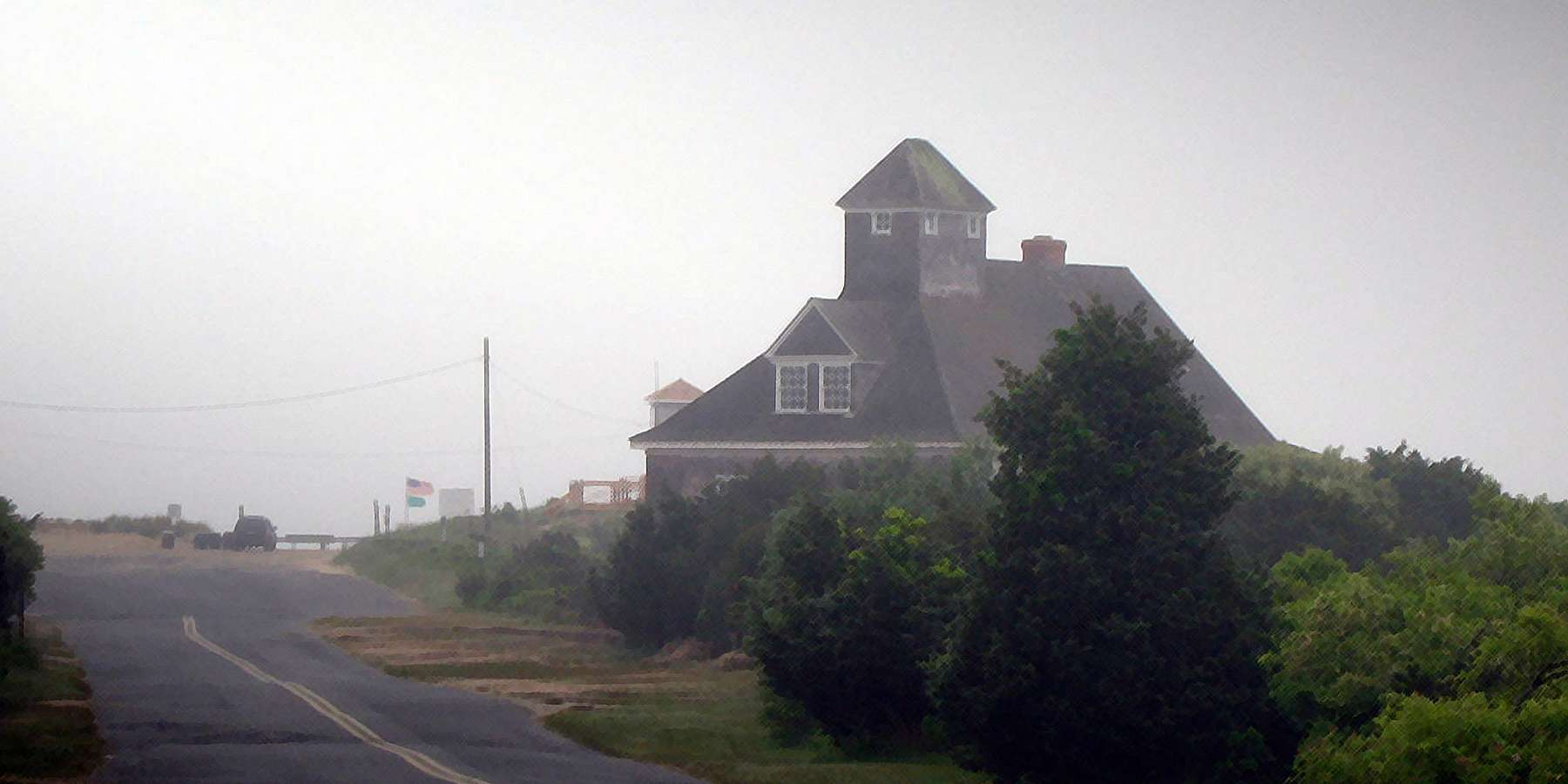 A photo of the US Coast Guard Station in Amagansett, New York A photo of the US Coast Guard Station in Amagansett, New York
