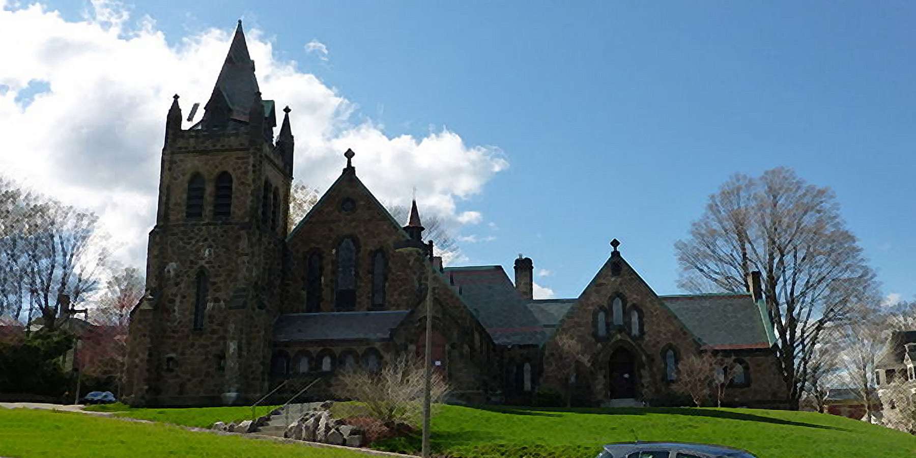 Photo of St. John's Episcopal Church in Jamaica Plain, Massachusetts Photo of St. John's Episcopal Church in Jamaica Plain, Massachusetts