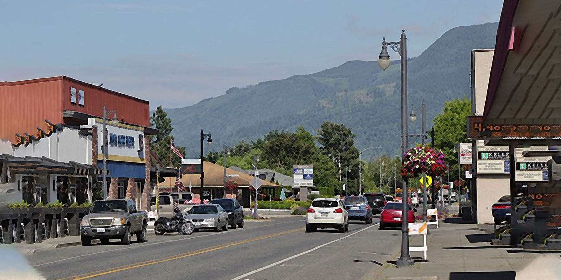 Photo of Main Street in Everson, Pennsylvania Photo of Main Street in Everson, Pennsylvania