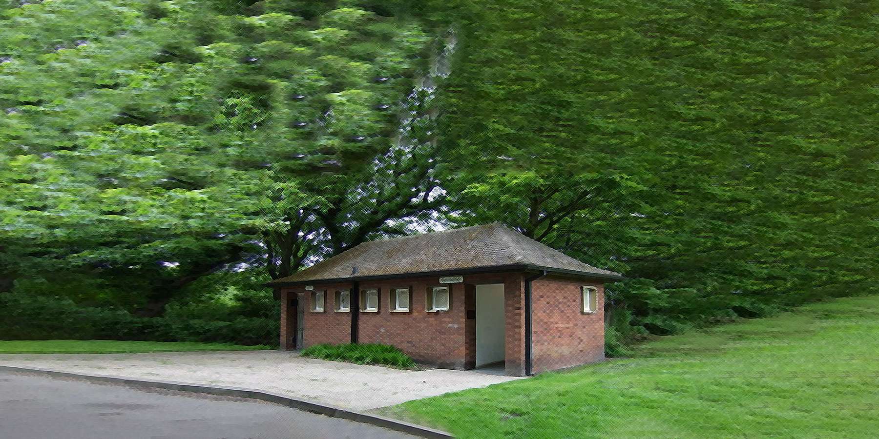 Photo of a public toilet in Ridley Park, Pennsylvania Photo of a public toilet in Ridley Park, Pennsylvania