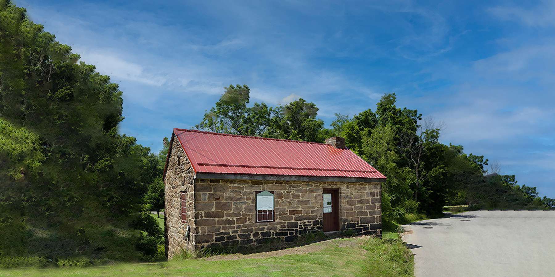 Photo of Searight's Fulling Mill in Perryopolis, Pennsylvania Photo of Searight's Fulling Mill in Perryopolis, Pennsylvania