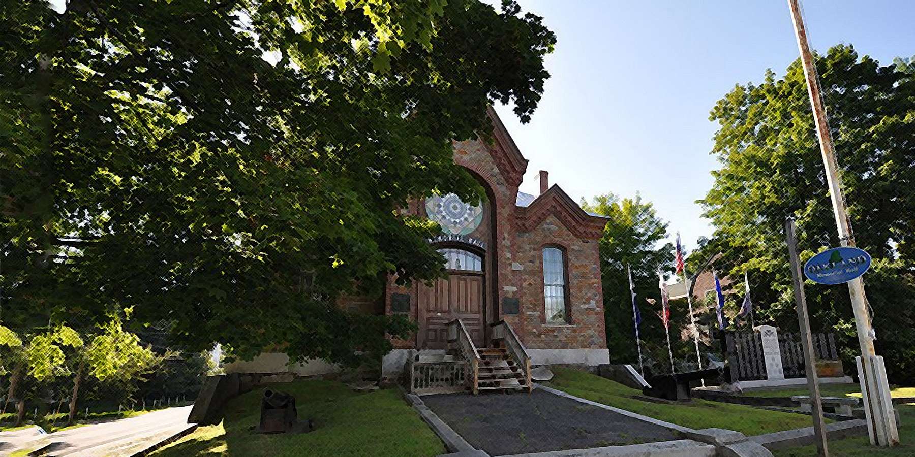 Photo of Memorial Hall in Oakland, Maine Photo of Memorial Hall in Oakland, Maine