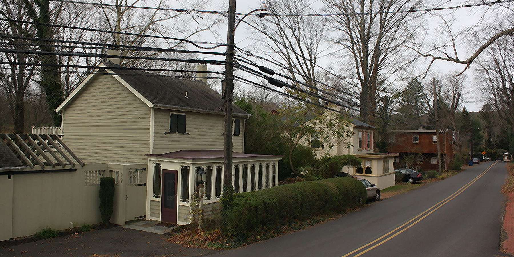 A photo of Carversville, Aquetong Road, Pennsylvania A photo of Carversville, Aquetong Road, Pennsylvania
