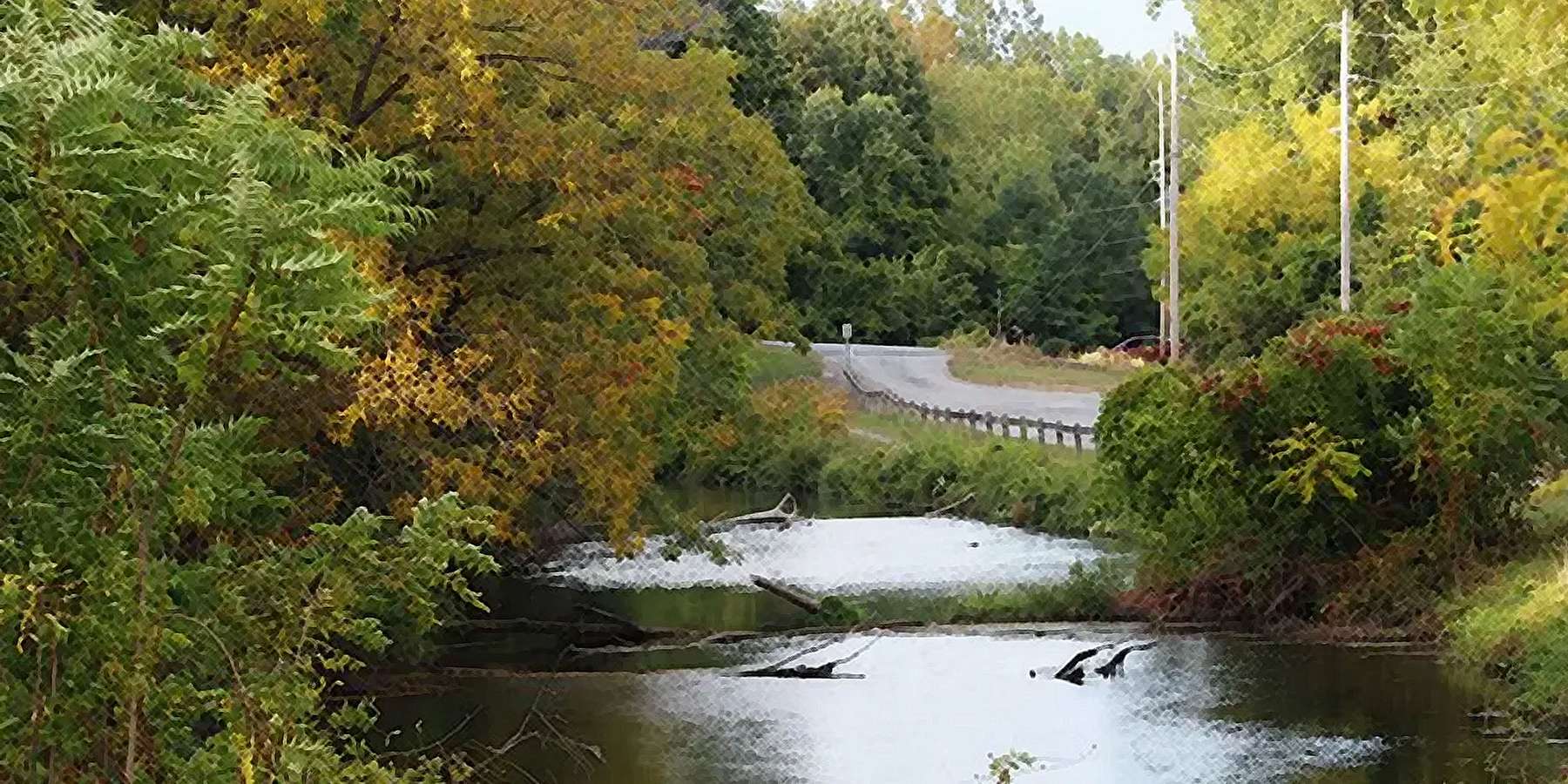 A photo of the Champlain Canal in Champlain, New York A photo of the Champlain Canal in Champlain, New York