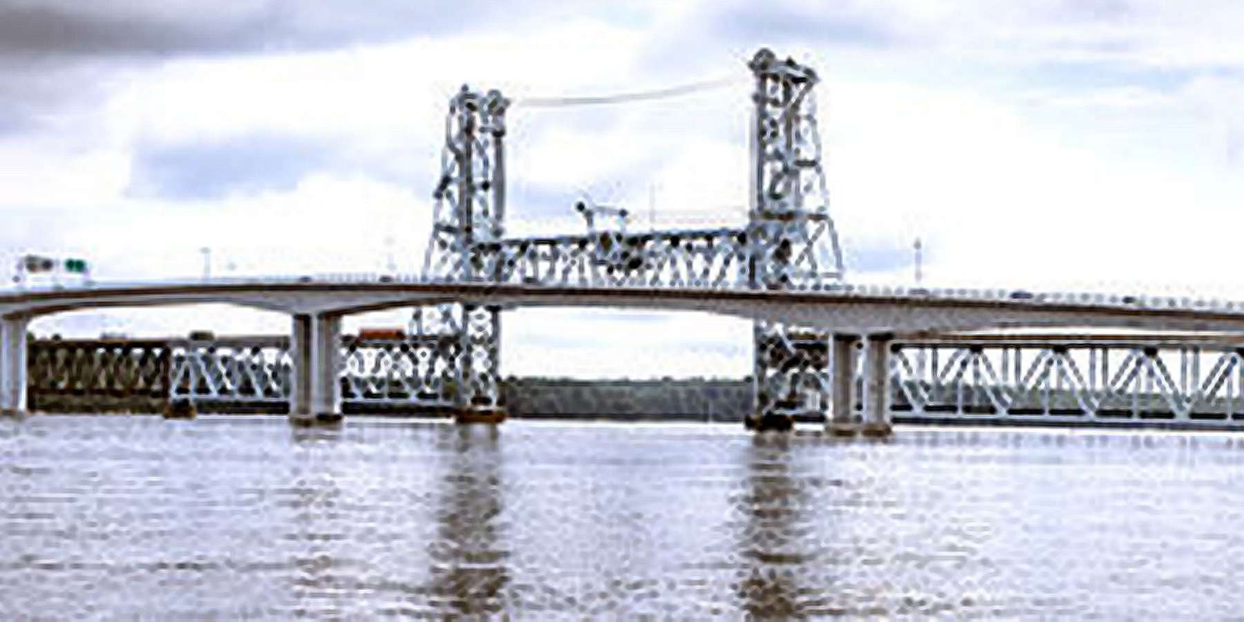 Photo of Sagadahoc Bridge in Bath, Maine Photo of Sagadahoc Bridge in Bath, Maine