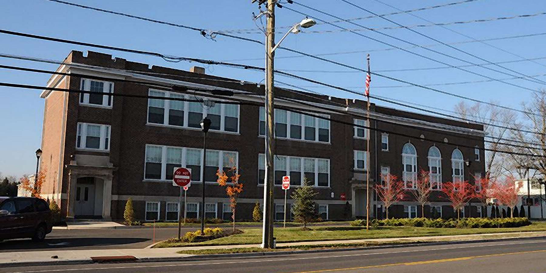 Photo of Springside Public School in Burlington, New Jersey Photo of Springside Public School in Burlington, New Jersey