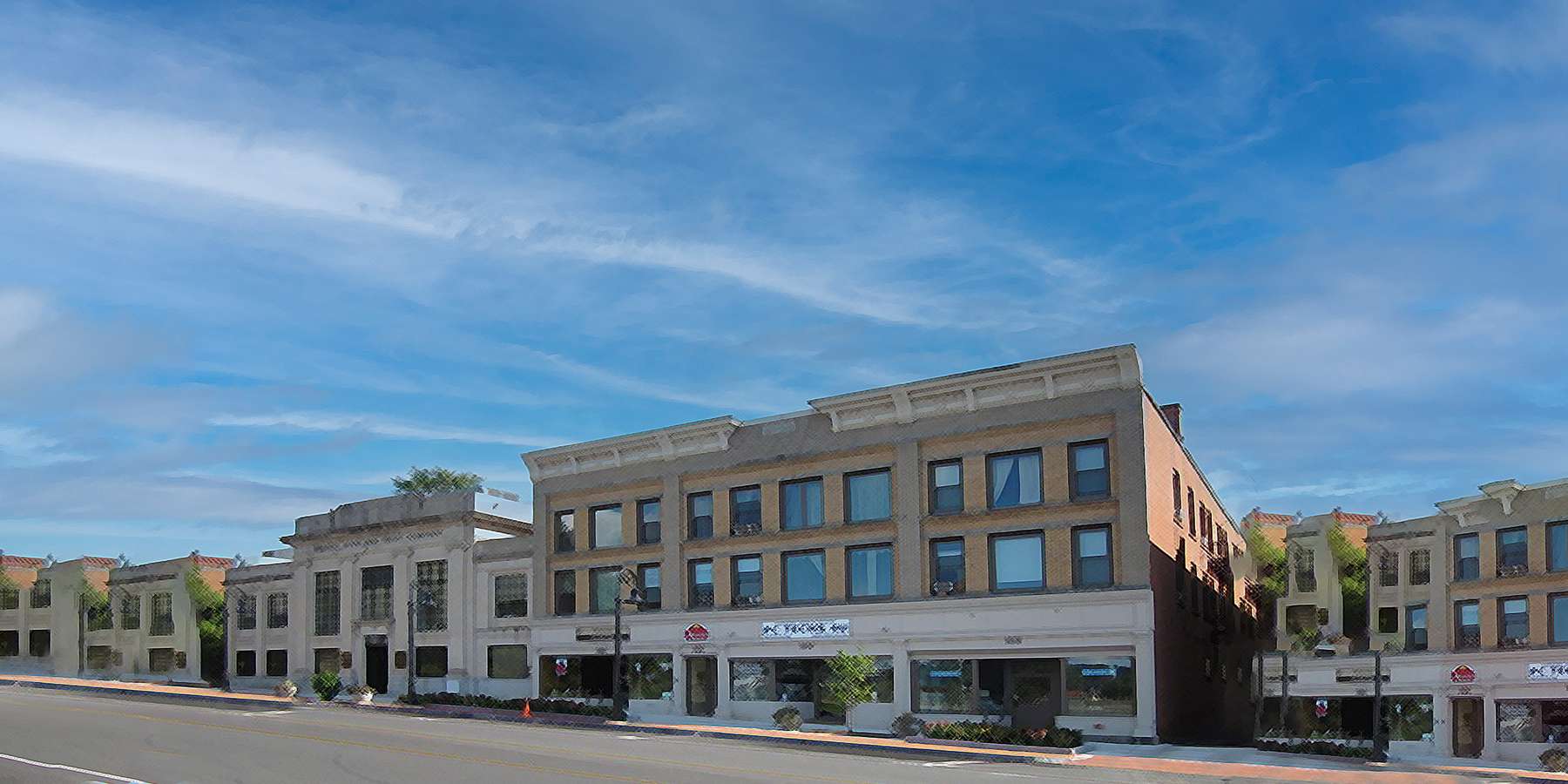 Photo of Main Street in Bristol, Connecticut Photo of Main Street in Bristol, Connecticut