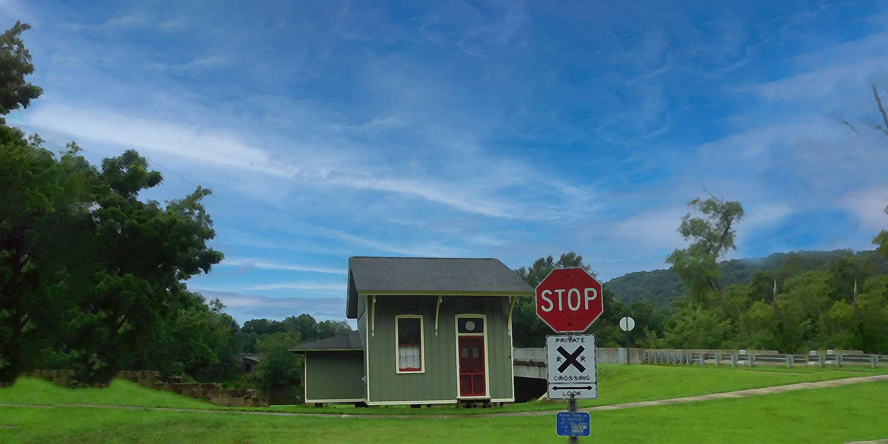Photo of a station in Utica, Pennsylvania Photo of a station in Utica, Pennsylvania